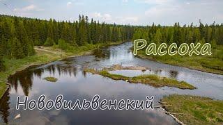 Нововильвенский Рассоха лето. Вид с дрона.