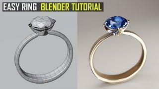 EASY Ring In Blender  Tutorial