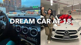 I BOUGHT MY DREAM CAR AT 18 Mercedes Benz A220 + Car Tour