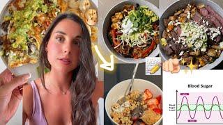 How to balance your meals like a Dietitian ALL YOU NEED TO KNOW MACRO ratios blood sugars…