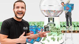 Filling Our GIANT Gumball Machine With THOUSANDS OF GUMBALLS