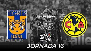 Resumen y Goles  Tigres vs América  Liga BBVA MX - Clausura 2022  - Jornada 16