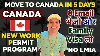Canada Work Permit 2024  Canada free work permit visa 2024  Canada Immigration Canada Work Permit