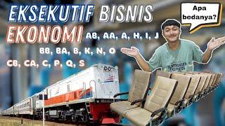 Perbedaan Subclass Kereta Api  Ekonomi CA CB C P Q Bisnis BB BA B K Eksekutif AB AA A H