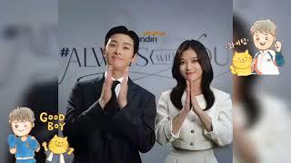 Kim Yoo Jung Park Seo Joon ️ special appearance ️ Bank Mandiri’s 26th anniversary event