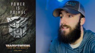 TRANSFORMERS RISE OF THE BEASTS - Official Trailer Reaction  Anthony Ramos  Peter Dinklage