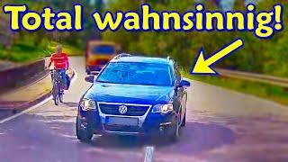 Handy am Steuer Spiegel abgefahren blind überholen und 3-Minuten-Chaos DDG Dashcam Germany  #422