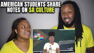  vs  African American Students Thoughts on South Africa Culture  The Demouchets REACT