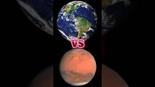 Earth Vs Mars  Which Will Win? #shorts