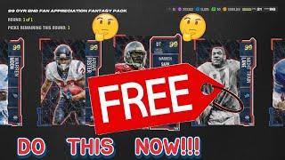 HOW TO GET ANY FREE 99 OVERALL FAN APPRECIATION PLAYER IN MADDEN 24 ULTIMATE TEAM TEAM UPDATES