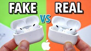 FAKE VS REAL Apple AirPods Pro 2 - Perfect Clone - Buyers Beware