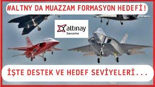 #ALTNY DA MUAZZAM FORMASYON HEDEFİ İŞTE DESTEK VE HEDEF SEVİYELERİ...