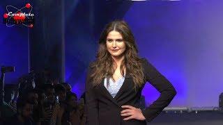 Zarine Khan As Showstopper For Plus Size India Intimate Parfait Fashion Show SS19