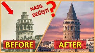 GALATA KULESİ TARİHİ I Eskiden Nasıldı? I ŞOK OLACAKSINIZ  Galata Tower 