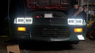 Third Gen Camaro Project  LED Halo DRL Headlight Install  Episode 17