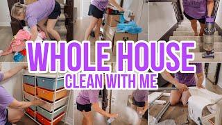 WHOLE HOUSE CLEAN WITH ME  CLEANING MOTIVATION  STAY AT HOME MOM MOTIVATION  BECKY MOSS