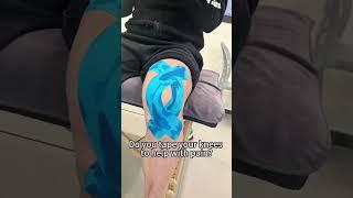 Knee Pain Relief Does Taping Really Work? Lets Find Out with Some #kinesiologytape