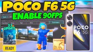 Poco F6 5G BGMI  Poseidon Mode 3.3  Test on Fps Meter  90fps