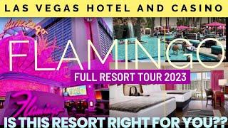 Flamingo Las Vegas 2023 FULL resort tour GO room and POOLS OPEN