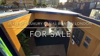 Brand new 60x12.5ft wide beam canal boat for sale in london £165k