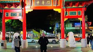 night walking in Chinatown Adelaide City