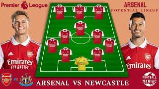 ARSENAL VS NEWCASTLE UNITED  Arsenal Potential Lineup 4-3-3 English Premier League Matchday-19