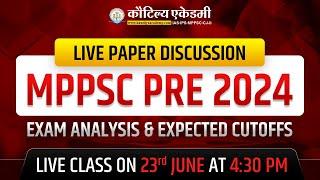 MPPSC Prelims 2024 Paper Live Discussion June 23 2024  Kautilya Academy