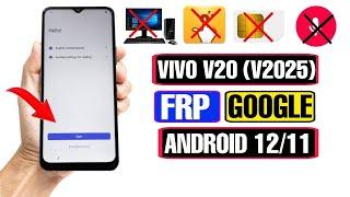 Vivo V20 FRP Bypass Android 12  Vivo V20 V2025 Google Lock Remove  Vivo V20 FRP Bypass 