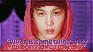 EXO’s Kai Revealed The Phrase He Doesn’t Like To Hear And The Phrase He Wants To Hear The Most