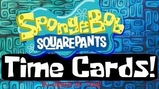 SpongeBob Time Cards In Order By Time