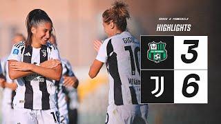 HIGHLIGHTS  SASSUOLO 3-6 JUVENTUS WOMEN  Matchday 1 Serie A