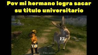 Logra sacar su título universitario 