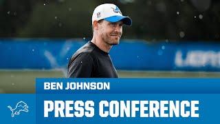 Ben Johnson meets with the media  May 30 2024