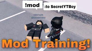 First Day as a Server Mod I Passed Their Training  Liberty County ERLC Roblox