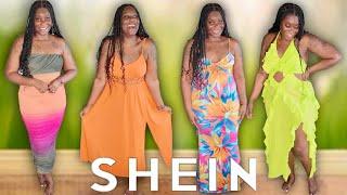 HUGE SHEIN CURVE HAUL SHEIN PLUS SIZE  SIZE 1X  END OF SUMMER TRY ON HAUL TALL & CURVY