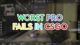 When CSGO PRO Players play like NOOBS WORST CSGO FAILS