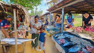 Amazing Rural Villagers Best Traditional Fishmarket In Sri Lanka Live Fish Cutting Skills