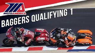 Mission King of the Baggers Qualifying 1 at Laguna Seca 2024  MotoAmerica