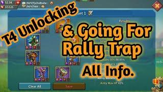 Lords Mobile T4 Unlocking  Build Rally Trap  In Lords Mobile Gameplay.