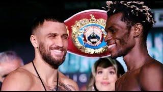 ЛОМАЧЕНКО - КОММИ  ВЗВЕШИВАНИЕ   Weigh-In & Face-Off #LomaCommey