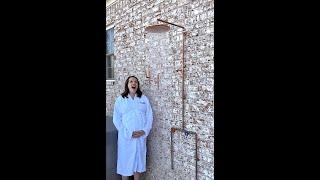 Surprising Wife with Outdoor Shower 