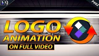 FILMORA 9  HOW TO  ANIMATE LOGO ON FULL VIDEO LIKE NEWS CHANNELS  LOGO ANIMATION TUTORIAL HINDI