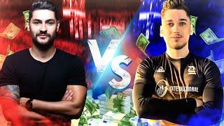 I CHALLENGED THE FIFA 22 EUROPEAN CHAMPION AT A 100$ CASH GAME & WE PLAYED AN INSANE MATCH