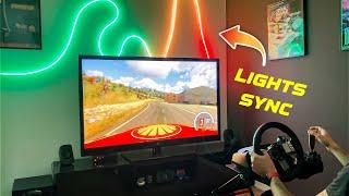 I develop a custom Lights Sync app for SimRacing Govee  Dirt Rally 2.0