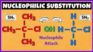 Nucleophilic Substitution Reactions  SN1 Reaction and SN2 Reaction