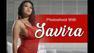 Photoshoot with SAVIRA  model cantik lingeri merah siEMBEM yang ulala baget... RE-UP