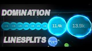 Astr.io Domination  TRIPLE LINESPLIT WITH AUTO  INSANE AUTOSPLIT PLAYS -Sprookie 