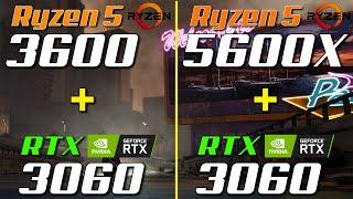 Ryzen 5 3600 vs. Ryzen 5 5600X  RTX 3060  Will it Bottleneck?