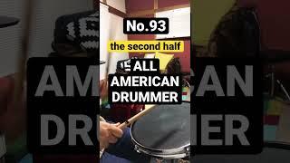 #drums #drumpractice #bateria #rudiments #드럼 #ドラム #snaredrum #roll #allamericandrummer