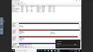 Setting up drives and volumes in Disk Management for Windows 10